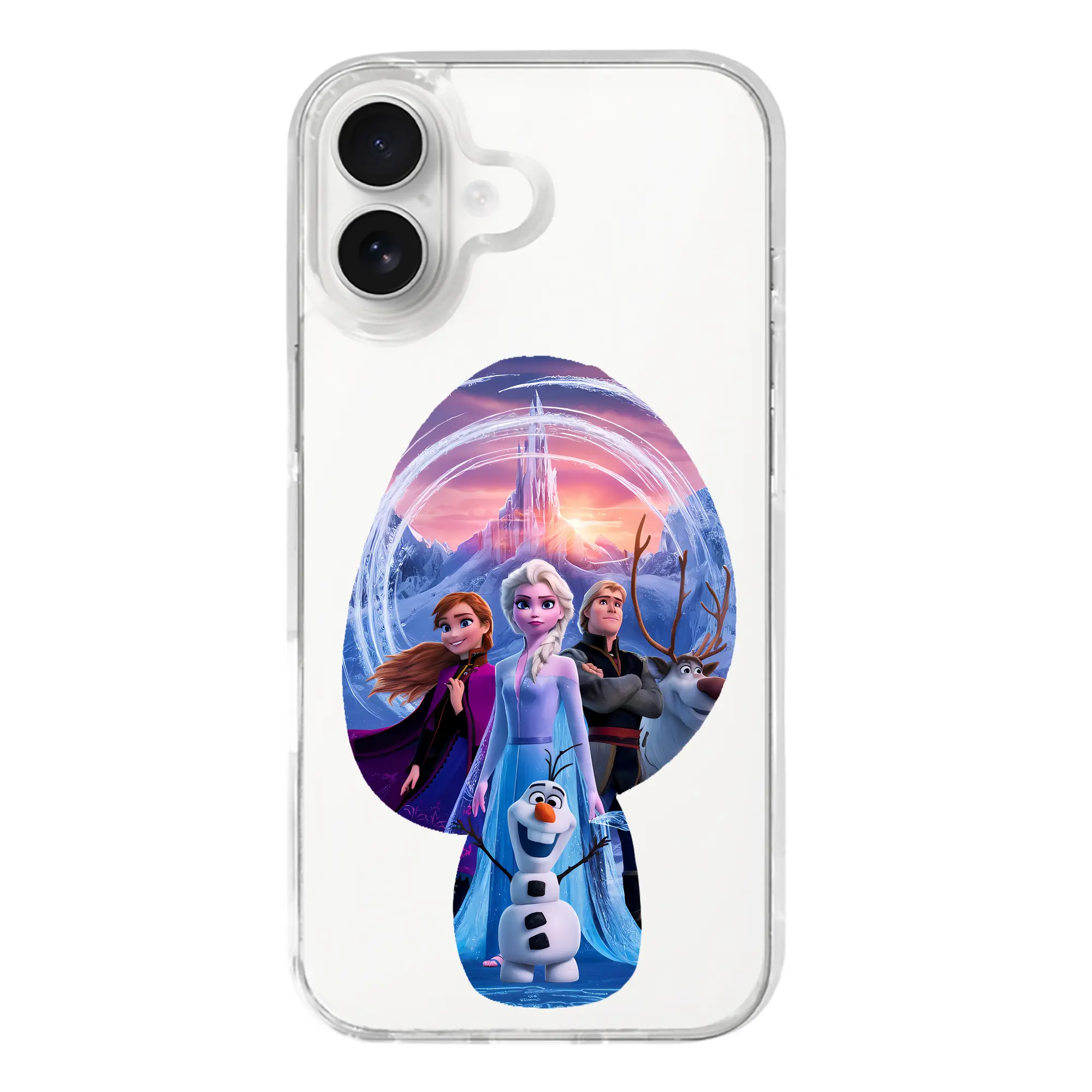 アナと雪の女王(Frozen) グッズ エルサ(Elsa) - iPhone 17シリーズ 透明スマホケース – 薄型・耐衝撃・精密フィット保護カバー